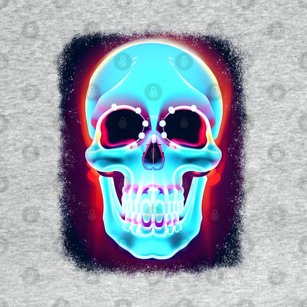 Glowing Skull by rajjuneja